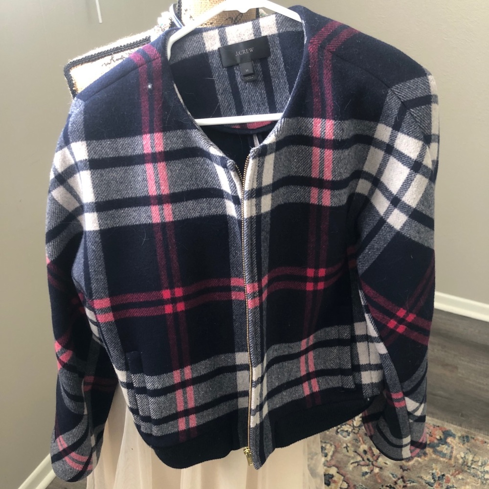 J crew coat with matching skirt.